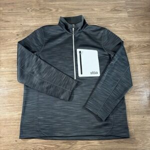 STIO Gannett Peak Half Zip Pullover Mens XXL Performance Mid Layer Gray Hike